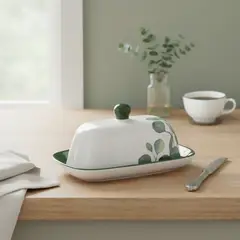 ROBERTA ALLEN - Mantequillero Fruits Porcelana Blanco