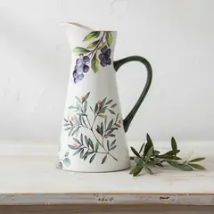 ROBERTA ALLEN - Jarra Decorativa Fruits Blanca 26 Cm