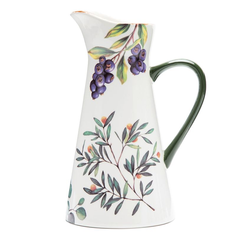 ROBERTA ALLEN - Jarra Decorativa Roberta Allen Fruits Blanca 26 Cm