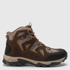 MOUNTAIN GEAR - Zapatilla Outdoor Andino Br Hombre Café Impermeable
