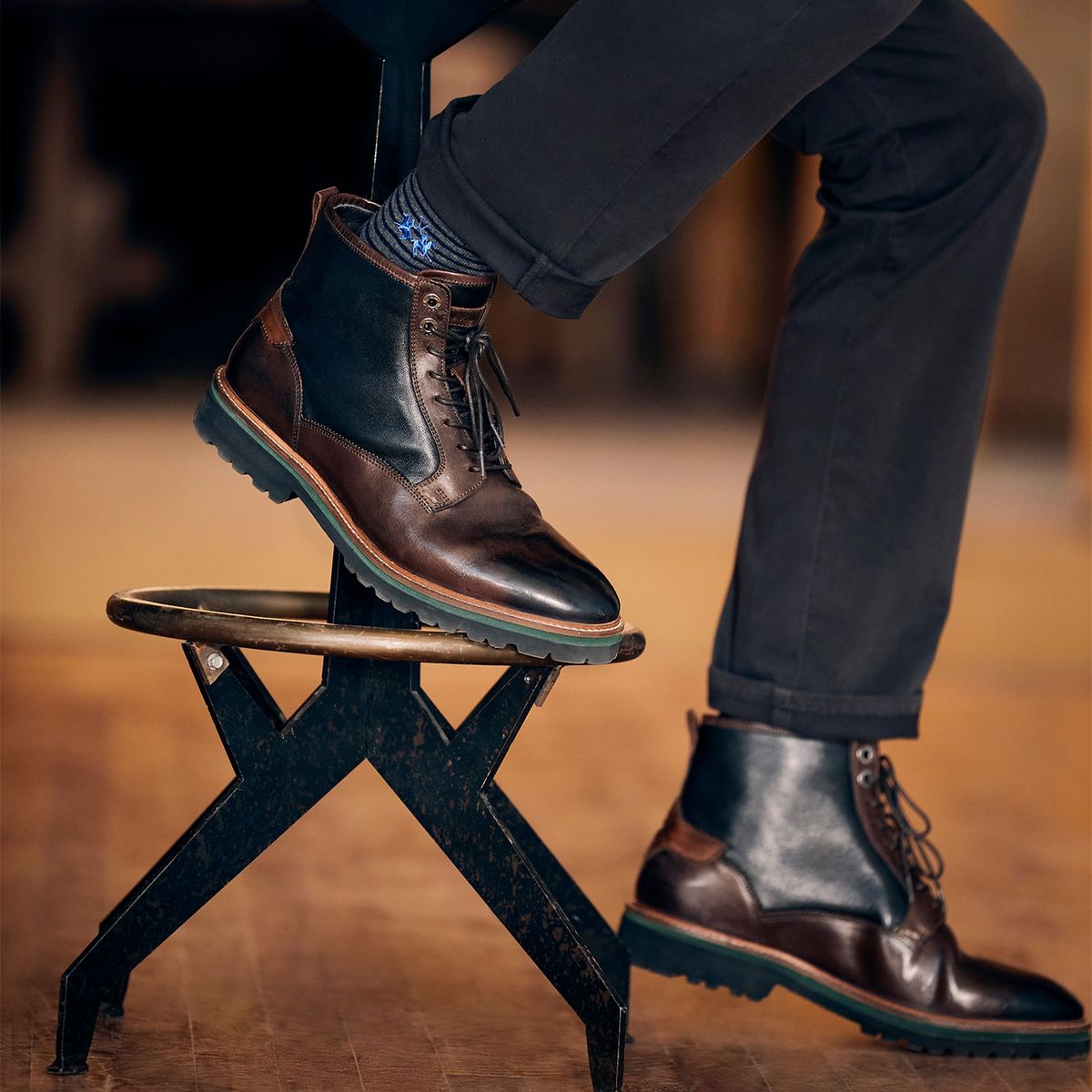 LA MARTINA - Botín Hombre Café La Martina