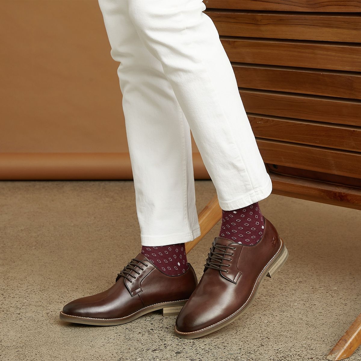 LA MARTINA - Zapato Casual Hombre Cuero Café La Martina