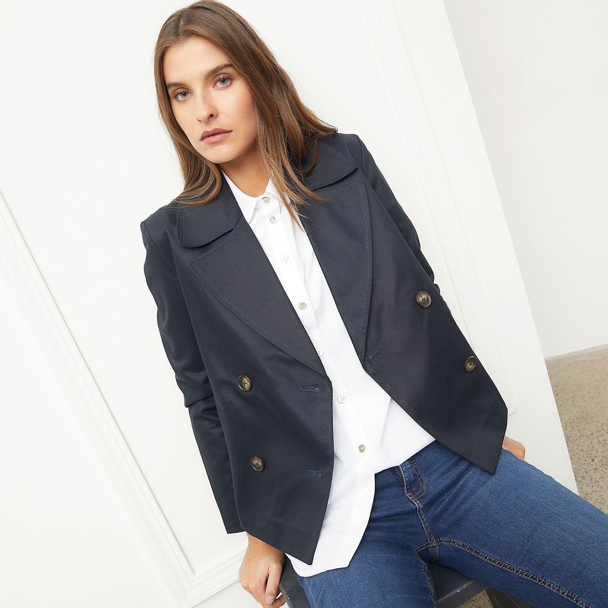 BASEMENT - Blazer Recto Mujer Basement