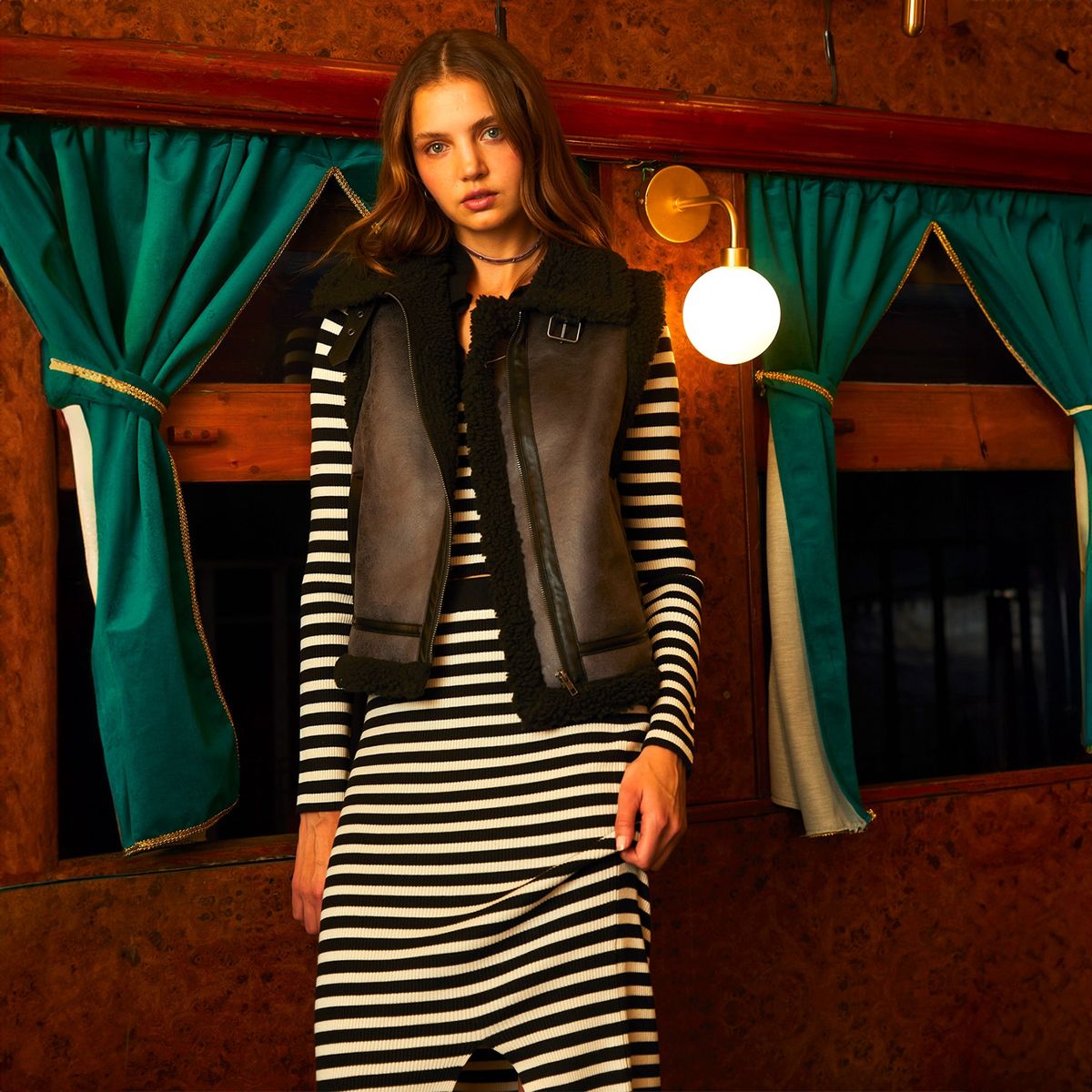 SYBILLA - Chaqueta Aviadora Mujer Sybilla