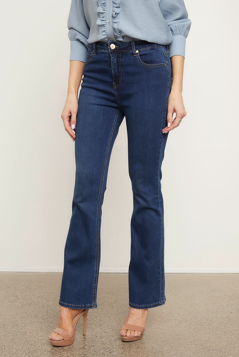 APOLOGY - Jeans Flare Tiro Medio Mujer Apology