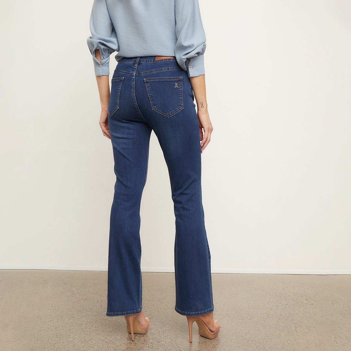 APOLOGY - Jeans Flare Tiro Medio Mujer Apology