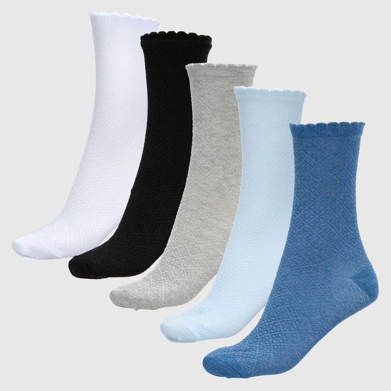 BLU - Pack De 5 Calcetines Mujer Blu