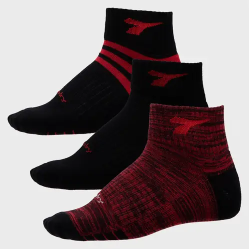 DIADORA - Pack De 3 Calcetines Cortos Deportivos Hombre