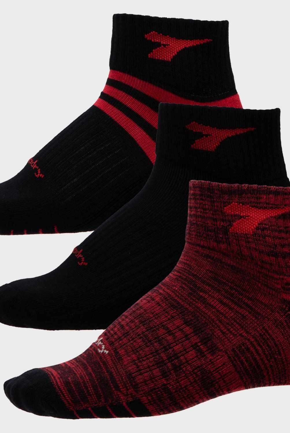 DIADORA - Pack De 3 Calcetines Cortos Deportivos Hombre Diadora
