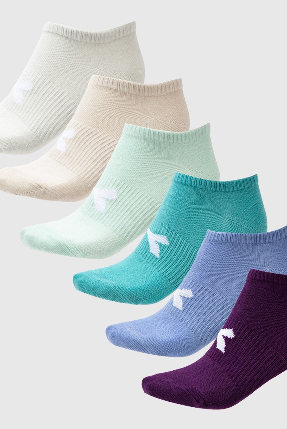 DIADORA - Pack De 6 Calcetines Cortos Deportivos Mujer Diadora