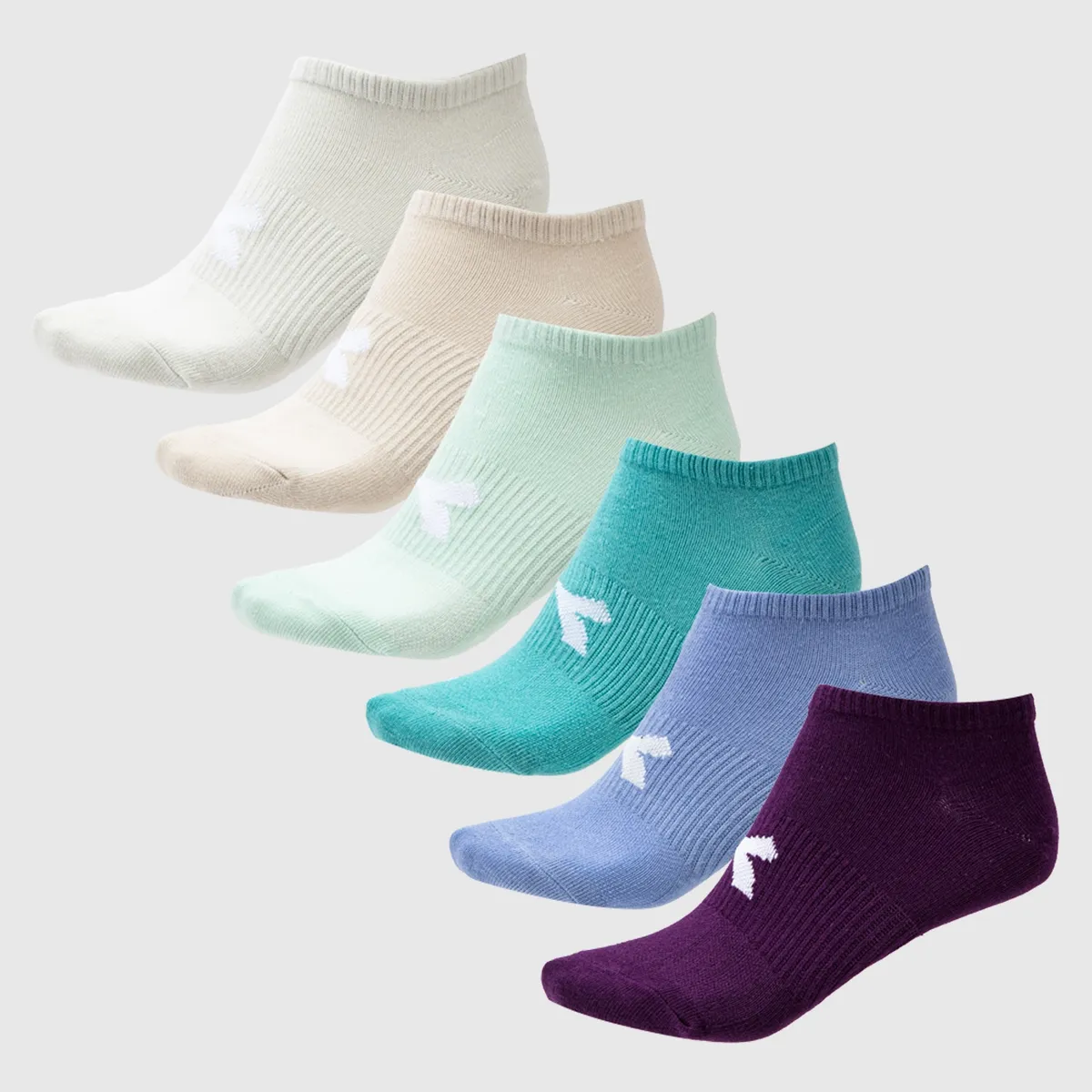 DIADORA - Pack De 6 Calcetines Cortos Deportivos Mujer Diadora