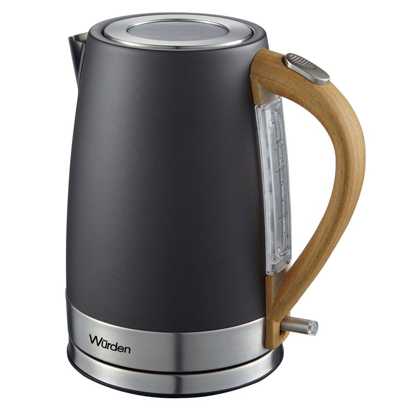 WURDEN - Hervidor Eléctrico Wurden Acero Inoxidable y Madera 1.7 L