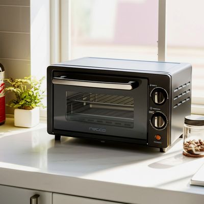 Recco Horno Eléctrico 10 Litros Doble Vidrio Rhe-10L-Cl