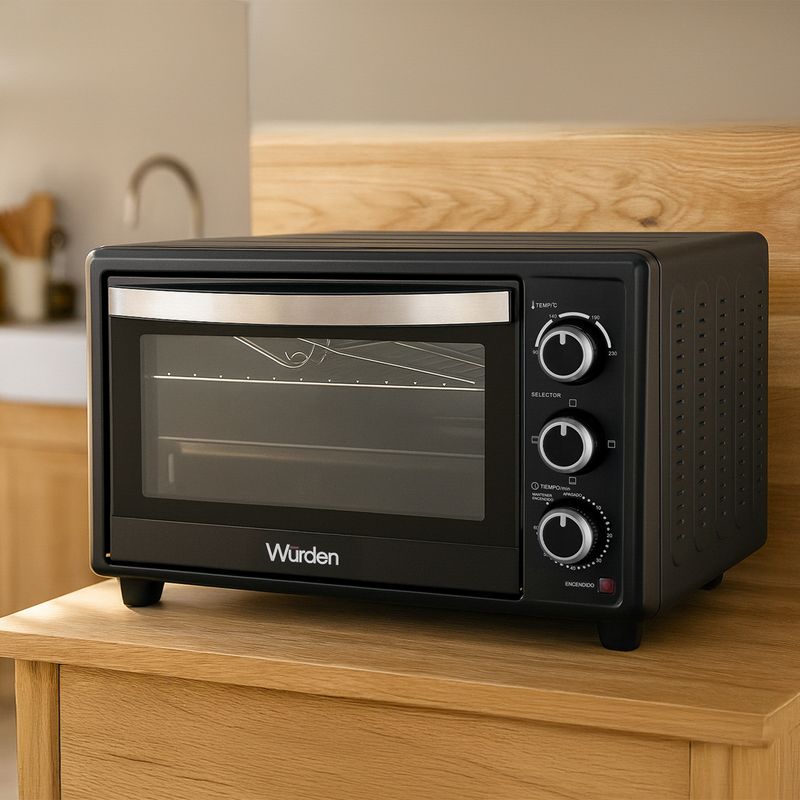 WURDEN - Horno Eléctrico Wurden 25 Litros con Grill WEO-25-CL