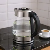 Hervidor Eléctrico de Vidrio 1.7 Litros con Selector Temperatura