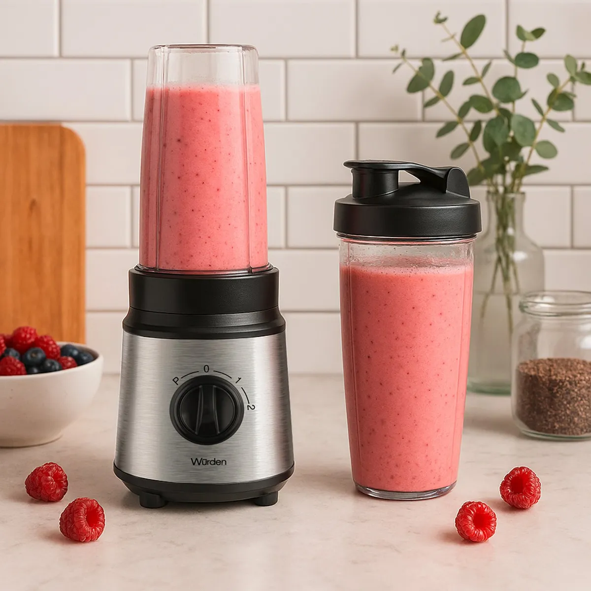 WURDEN - Licuadora Personal Wurden Sport Blender WBL-VITA300 750ml