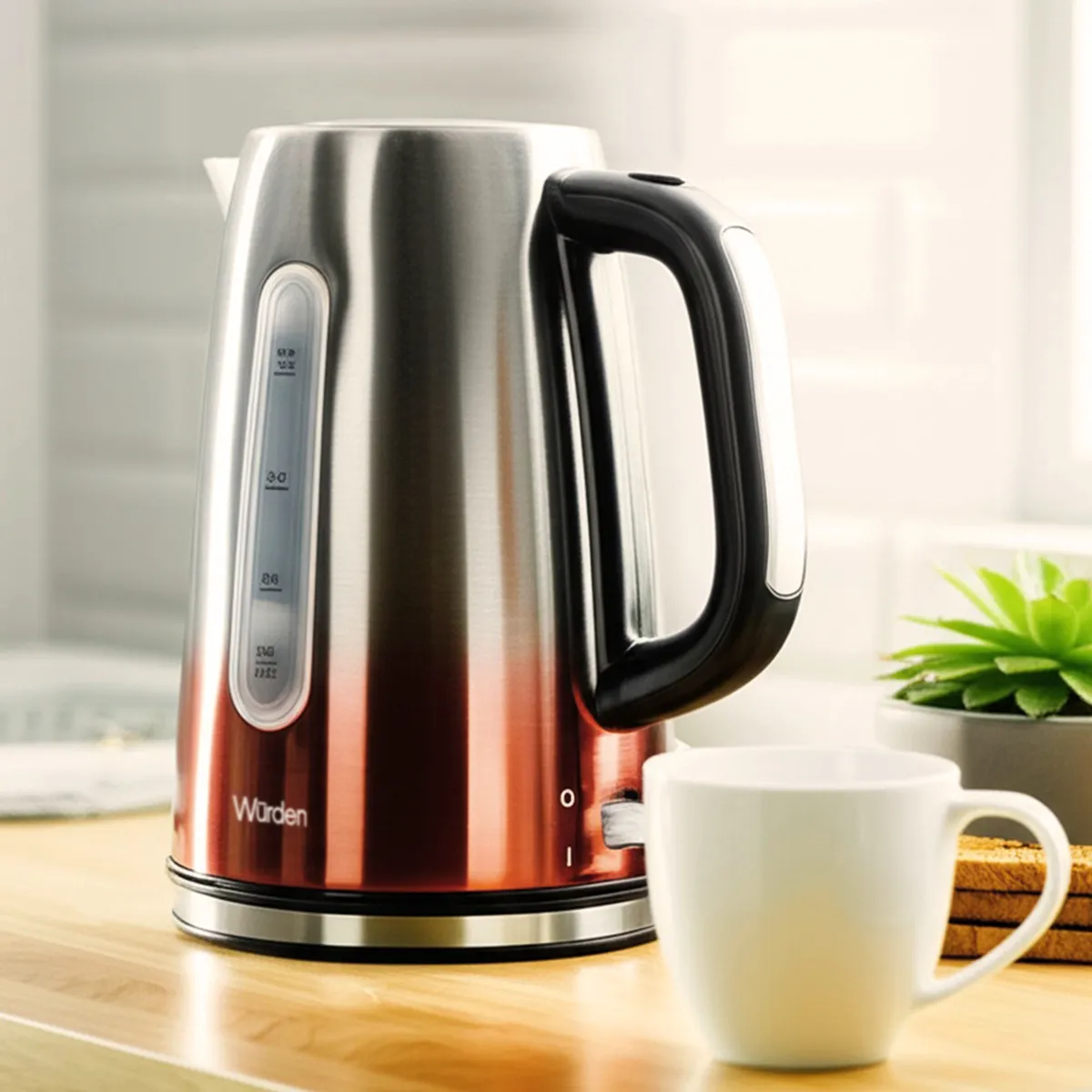 WURDEN - Hervidor Eléctrico Wurden Acero Inoxidable 1.7 L
