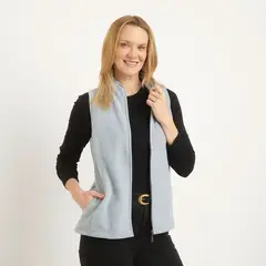 NEWPORT - Polerón Polar Mujer Sin Mangas Cuello Alto