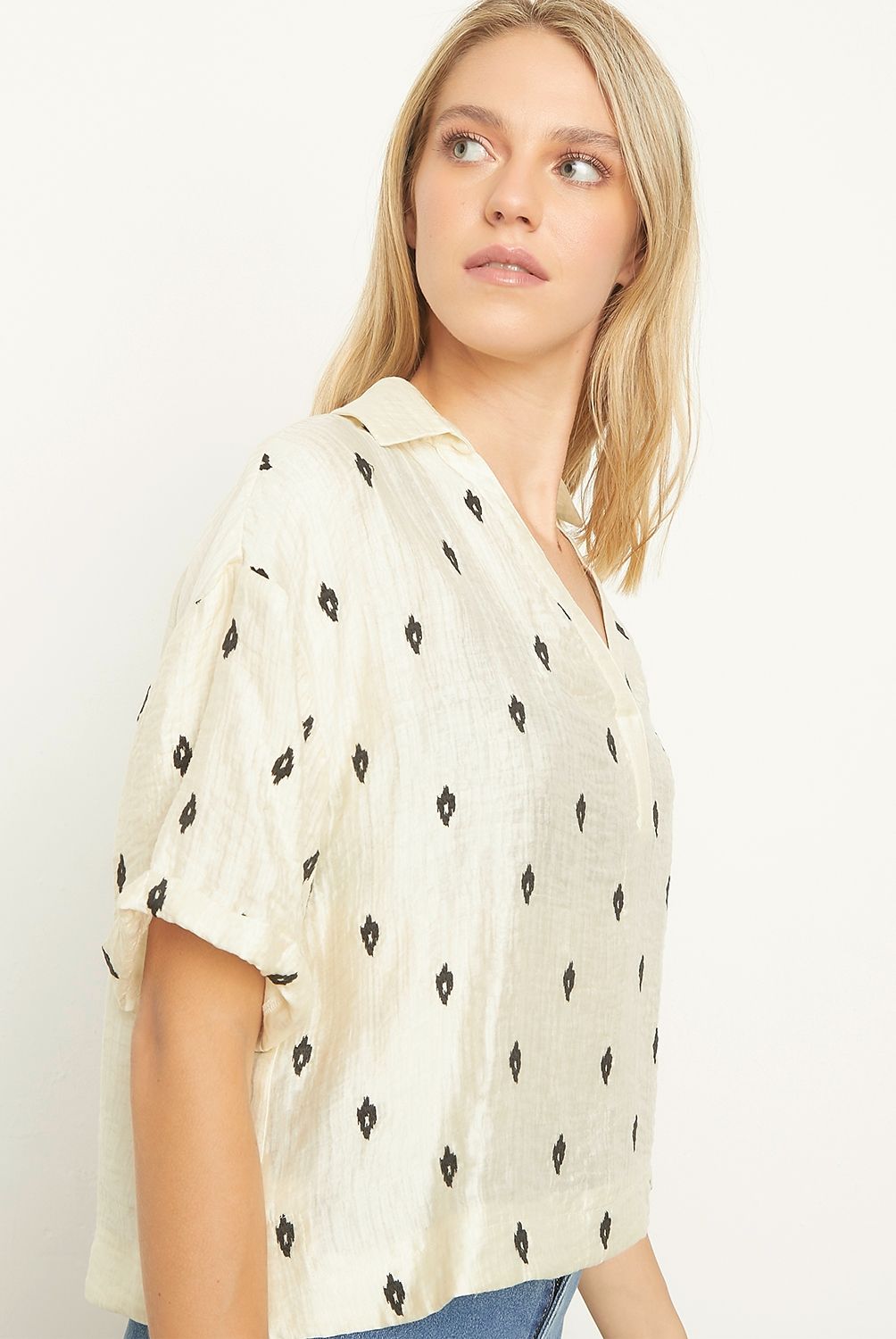 UNIVERSITY CLUB - Blusa Manga Corta Mujer University Club