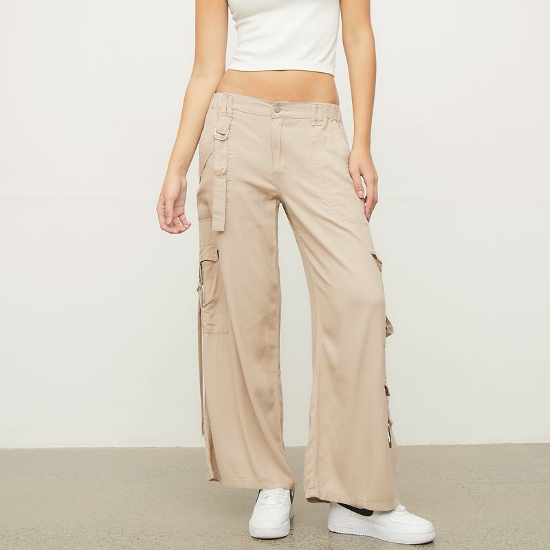 SYBILLA - Pantalón Lino Mujer Sybilla
