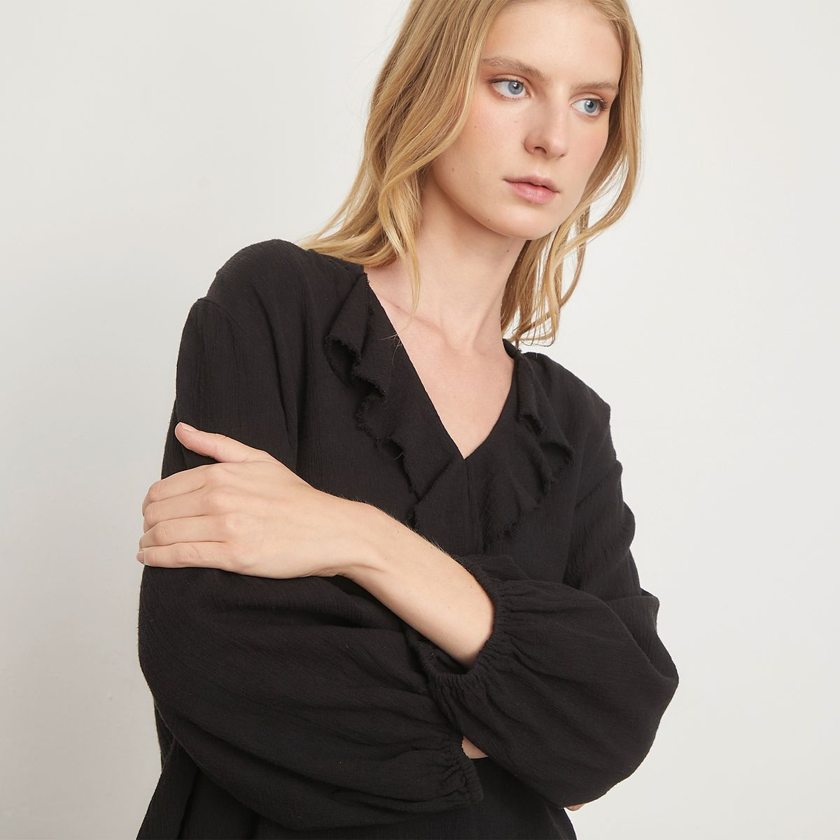 UNIVERSITY CLUB - Blusa Manga Larga Algodón Mujer University Club