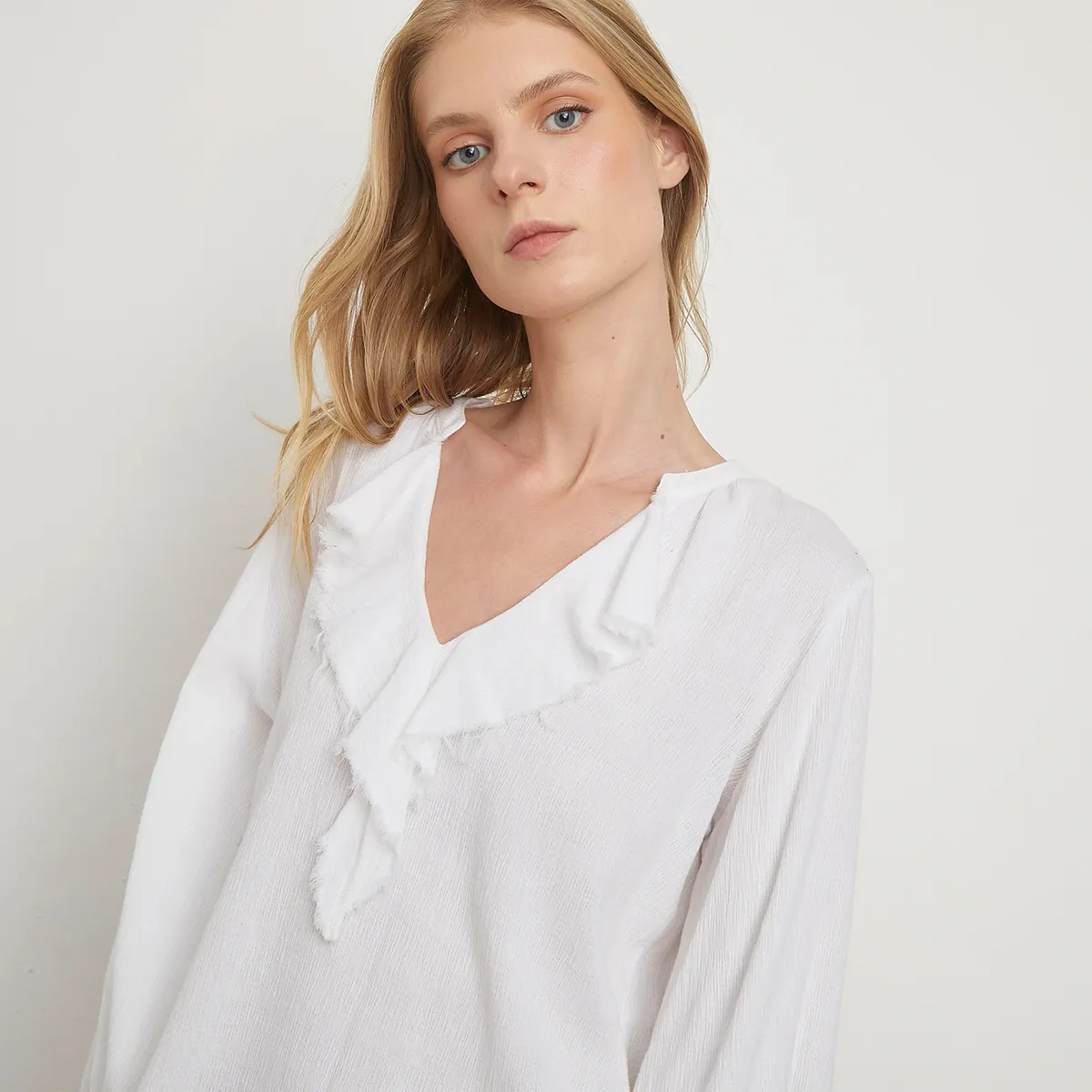 UNIVERSITY CLUB - Blusa Manga Larga Algodón Mujer University Club