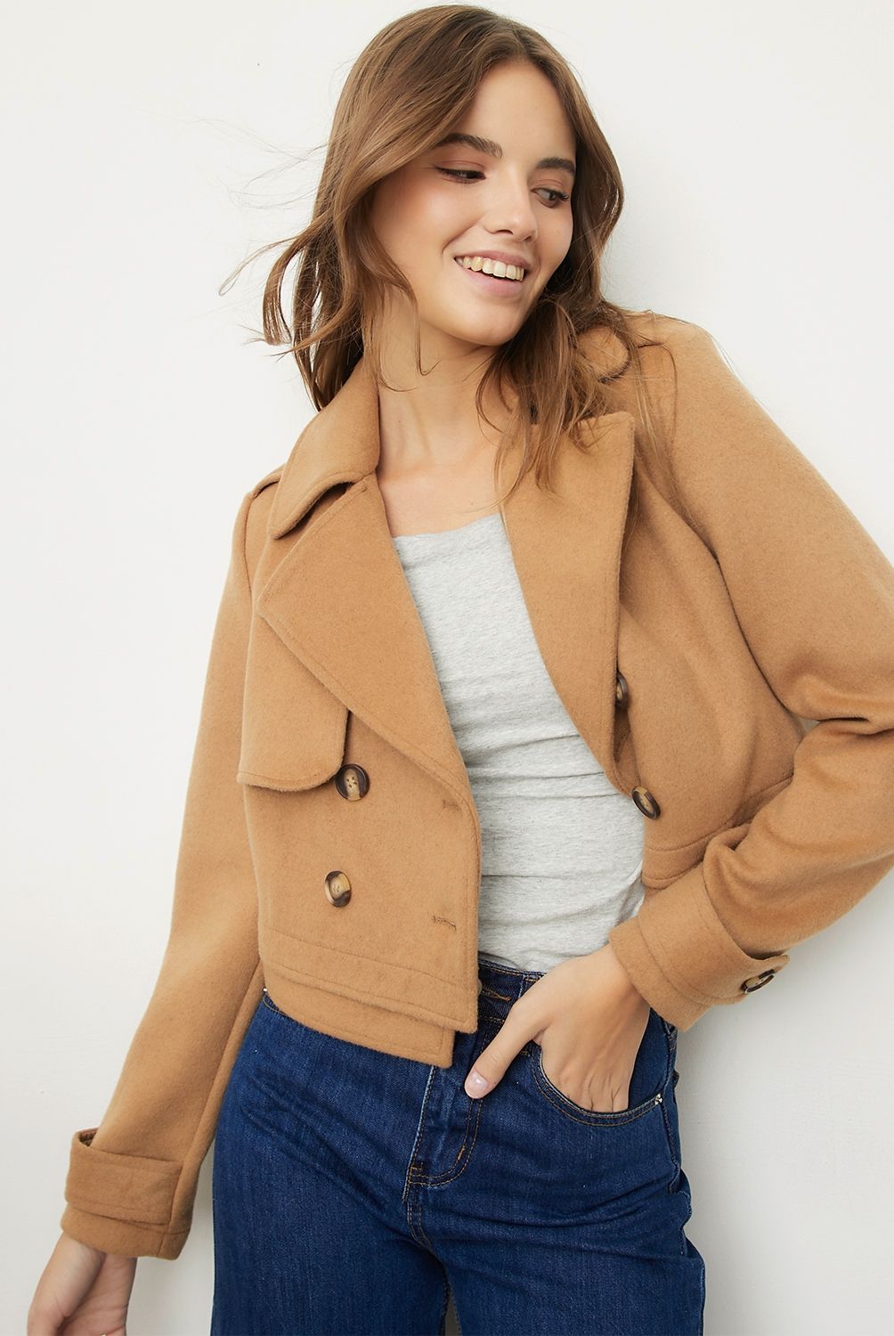 SYBILLA - Chaqueta Cropped Mujer Sybilla