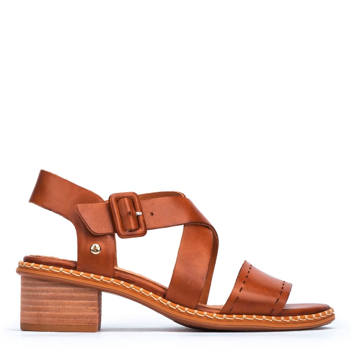 PIKOLINOS - Sandalia Mujer Cuero Café Pikolinos