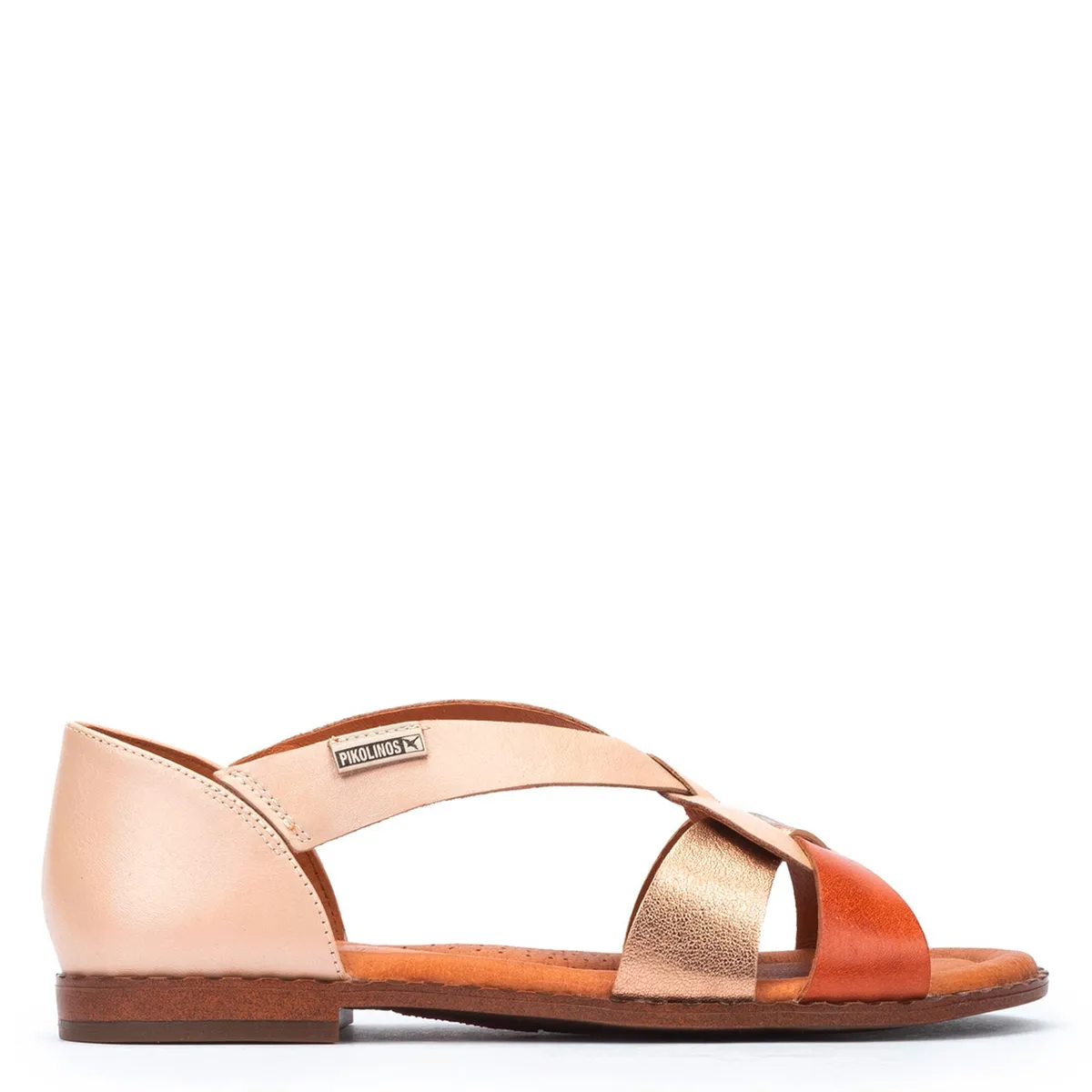 PIKOLINOS - Sandalia Mujer Cuero Beige Pikolinos