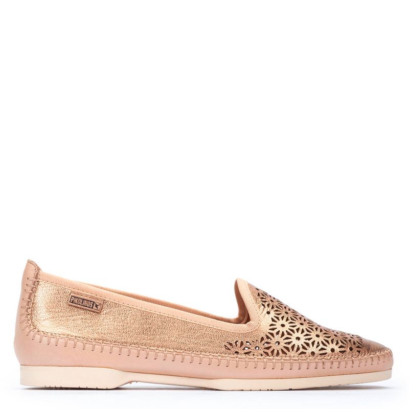PIKOLINOS - Ballerinas Mujer Cuero Dorado Pikolinos