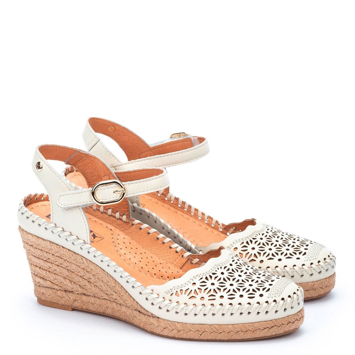 PIKOLINOS - Alpargatas Mujer Cuero Beige Pikolinos