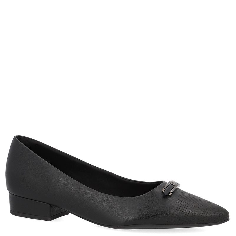 USAFLEX - Ballerina Mujer Cuero Negro Usaflex