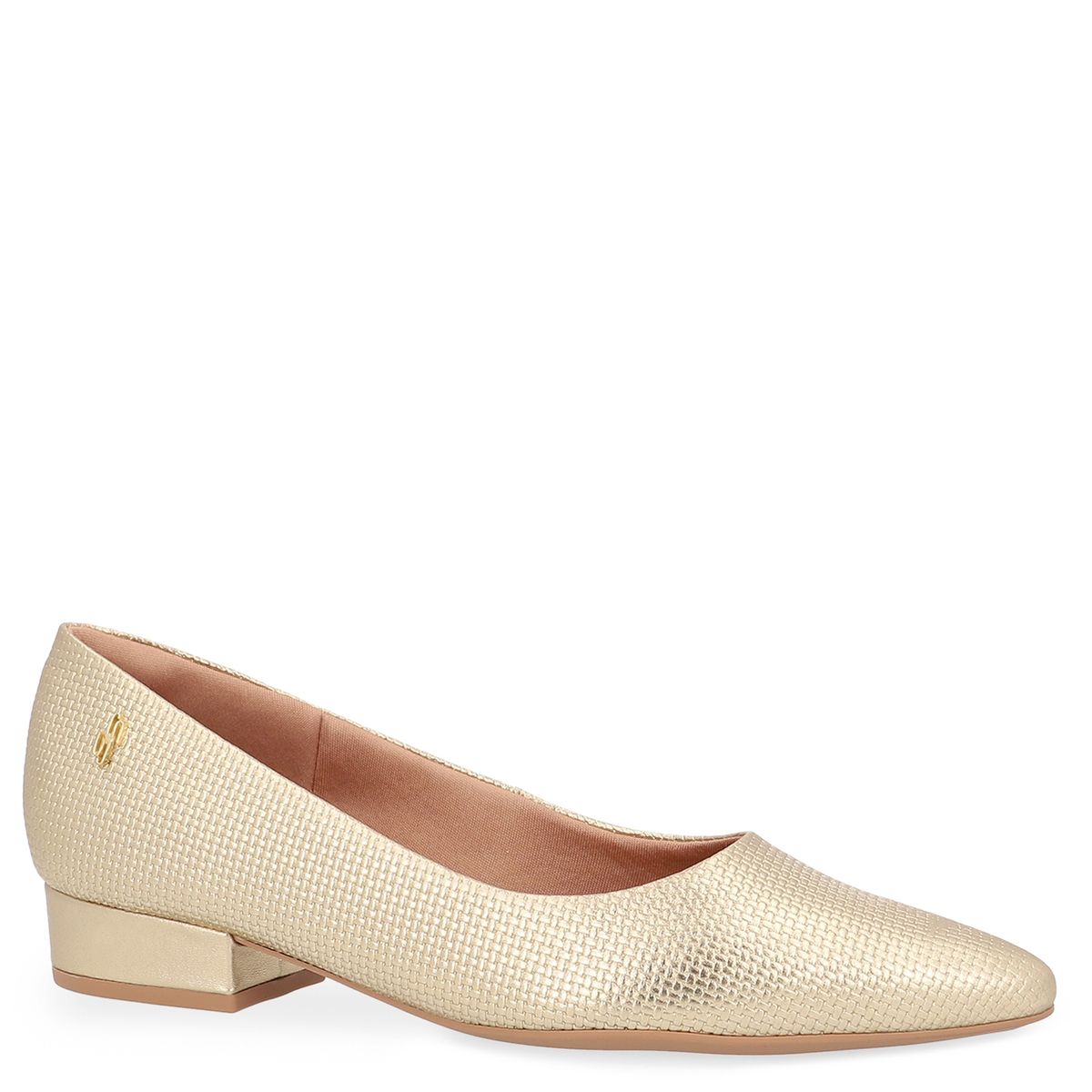 USAFLEX - Ballerina Mujer Cuero Dorado Usaflex