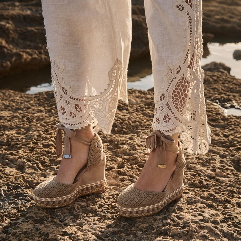 ALMA EN PENA - Sandalia Mujer Beige Alma En Pena
