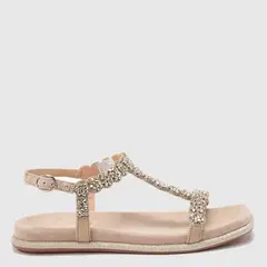 ALMA EN PENA - Sandalia Mujer Beige