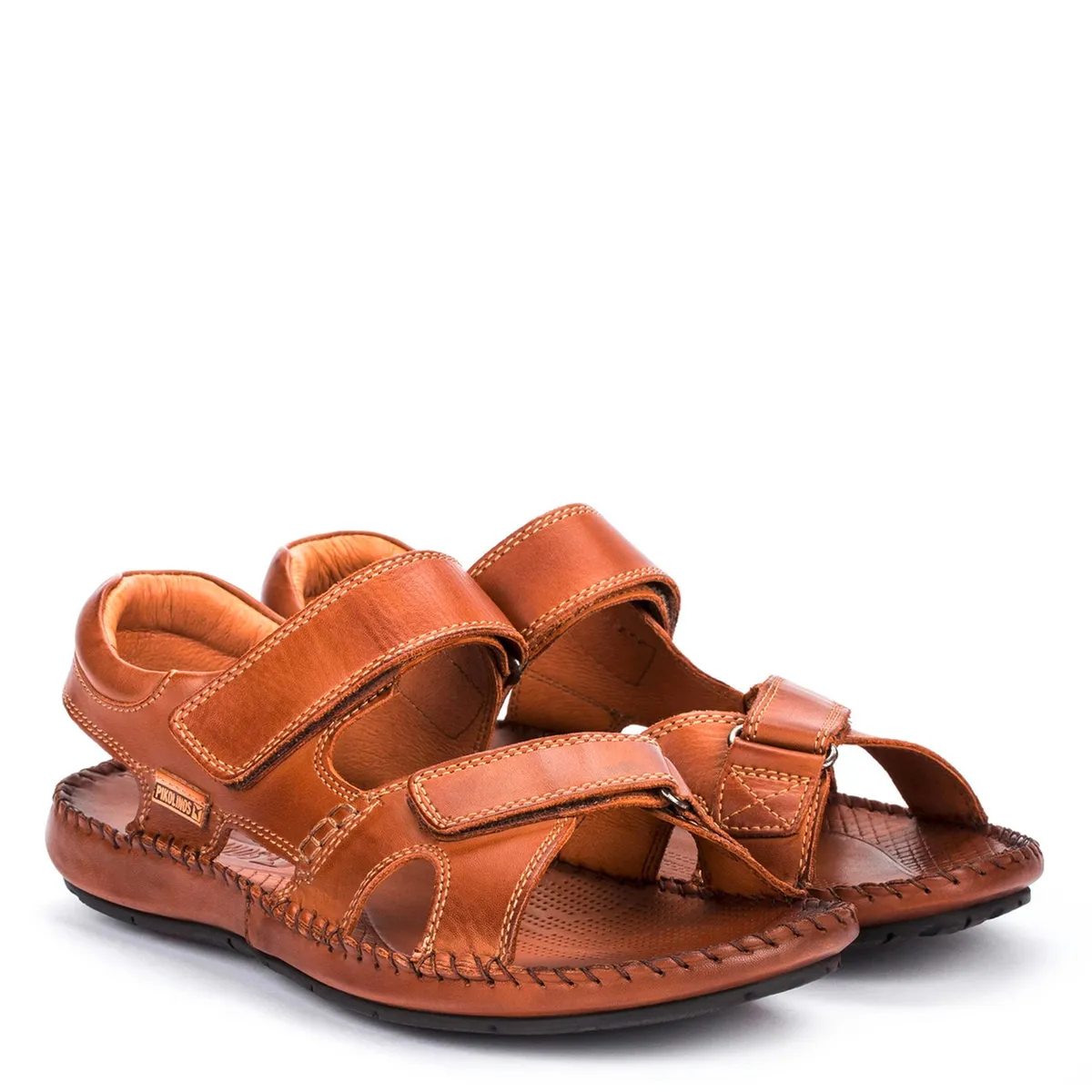 PIKOLINOS - Sandalia Hombre Cuero Café Pikolinos