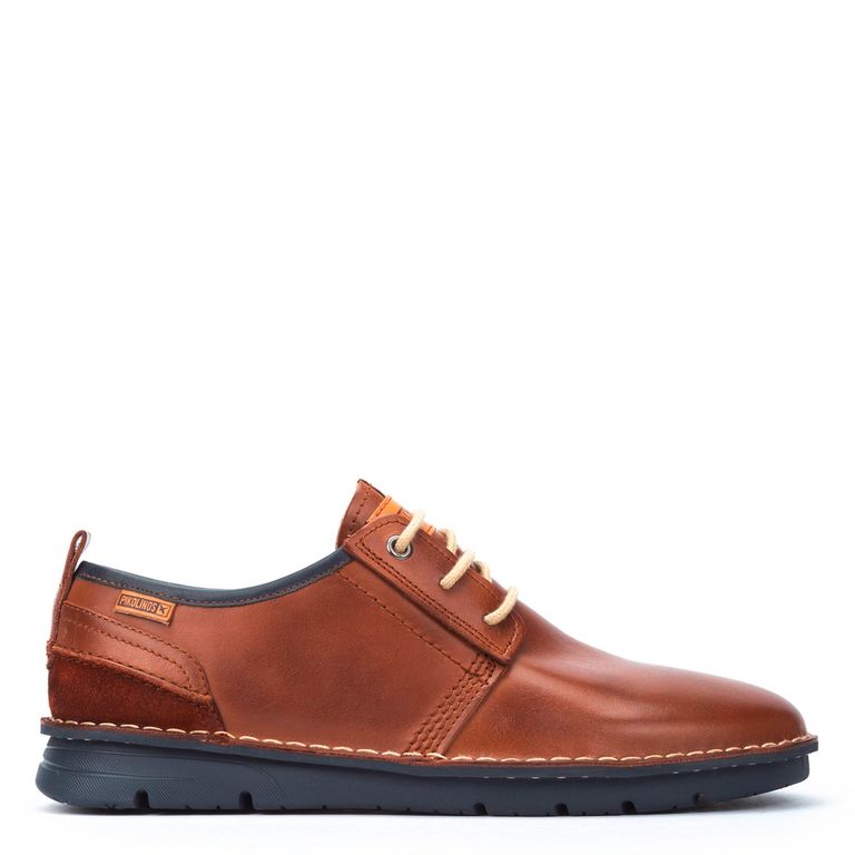 PIKOLINOS Zapato Casual Hombre Cuero Café