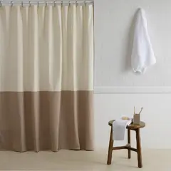 BASEMENT HOME - Cortina De Tela 180X180 Cm Beige Algodón