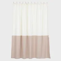 Cortina De Tela 180X180 Cm Beige Algodón