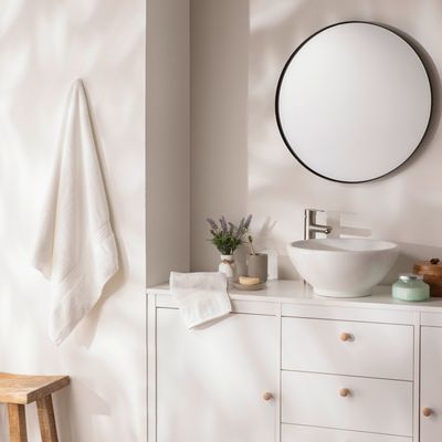 Imagen 2 del producto Set Toallas Algodón 450 Gsm Baño Y Mano