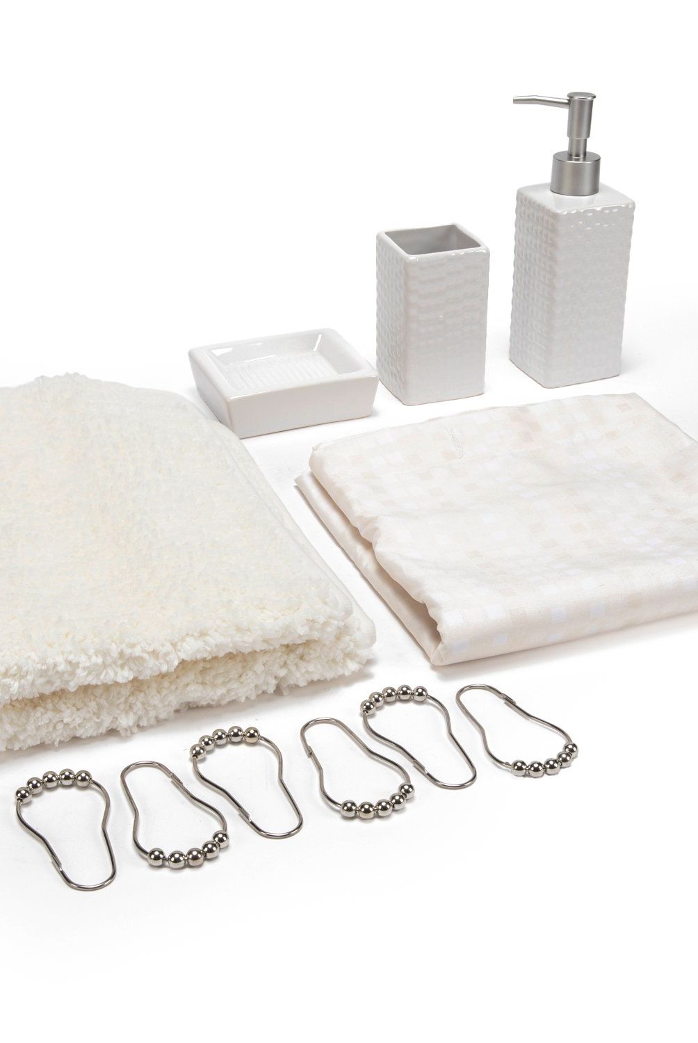 ROBERTA ALLEN - Set de Accesorios para Baño Roberta Allen Sonia Beige 6 Unidades
