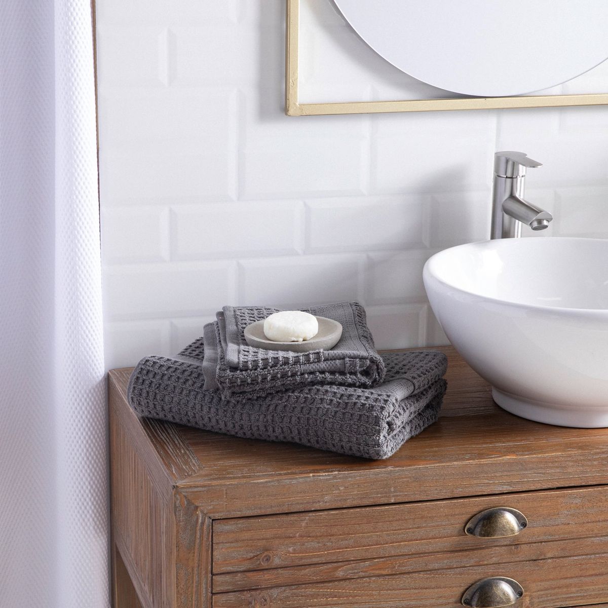 BASEMENT HOME - Toalla de Baño Basement Home Waffle