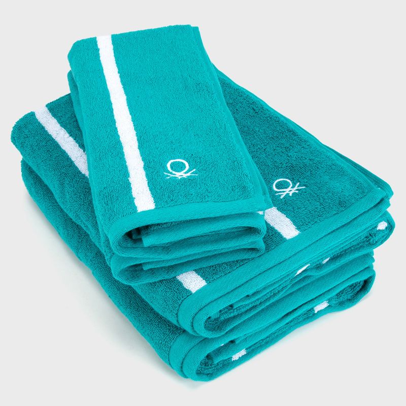 BENETTON - Juego De 4 Toallas (2 cuerpo/ 2 mano) Benetton