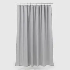 MICA - Cortina de Baño 180x200 cm Texturizada Gris