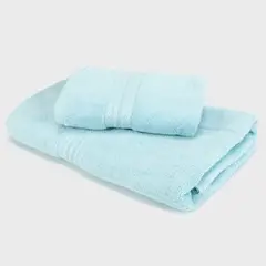 MICA - Set de Toalla de Baño y Mano 100% Algodón 450 gsm