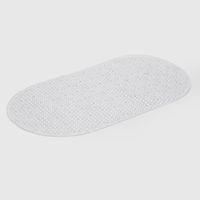 Piso Antideslizante Ovalado 69x38 cm Blanco