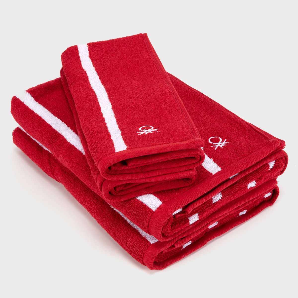 BENETTON - Juego De 4 Toallas (2 Cuerpo/ 2 Mano) Benetton