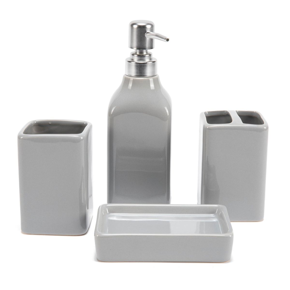 MICA - Set Accesorios Baño Mica Le Bain Gris