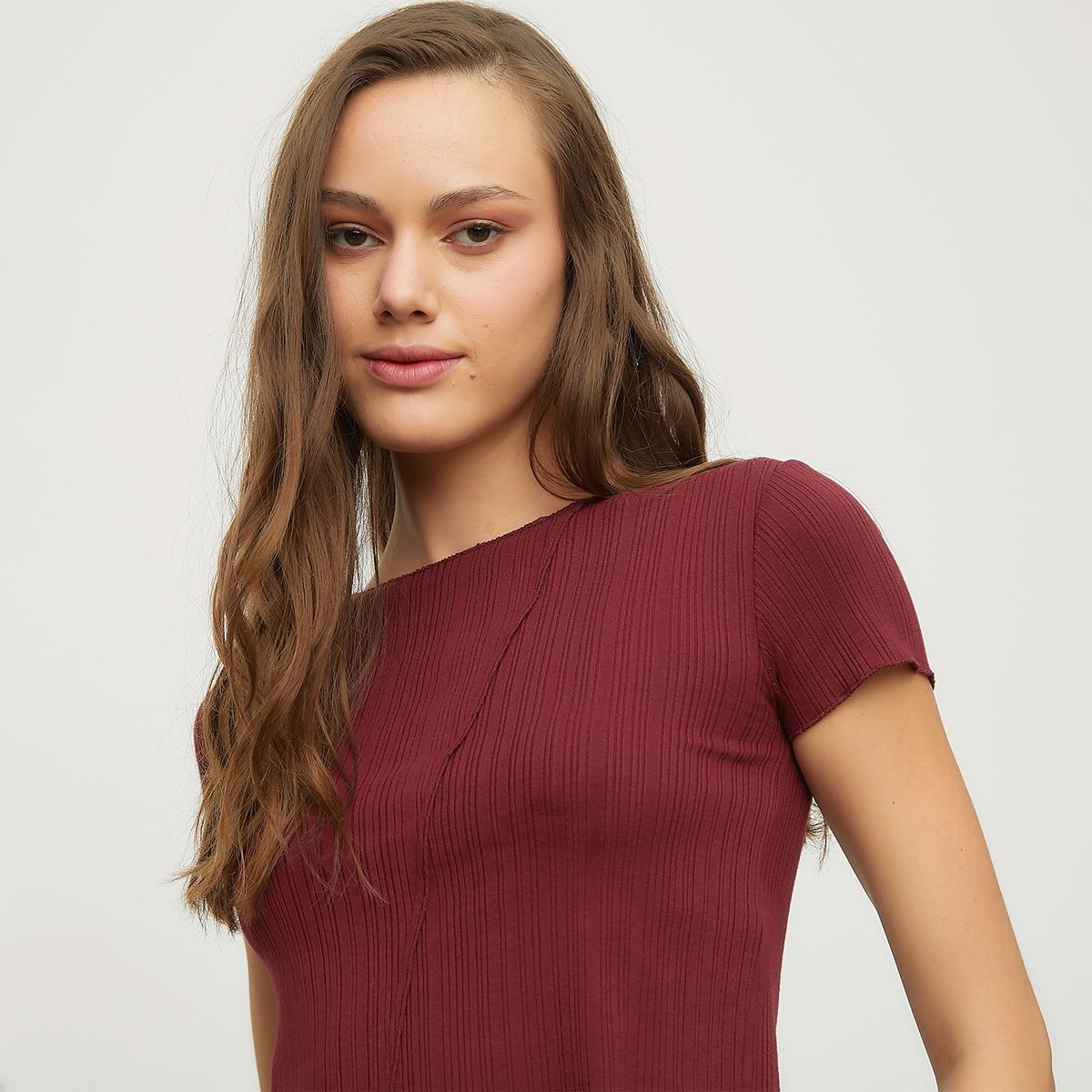 SYBILLA - Polera Manga Corta Mujer Sybilla