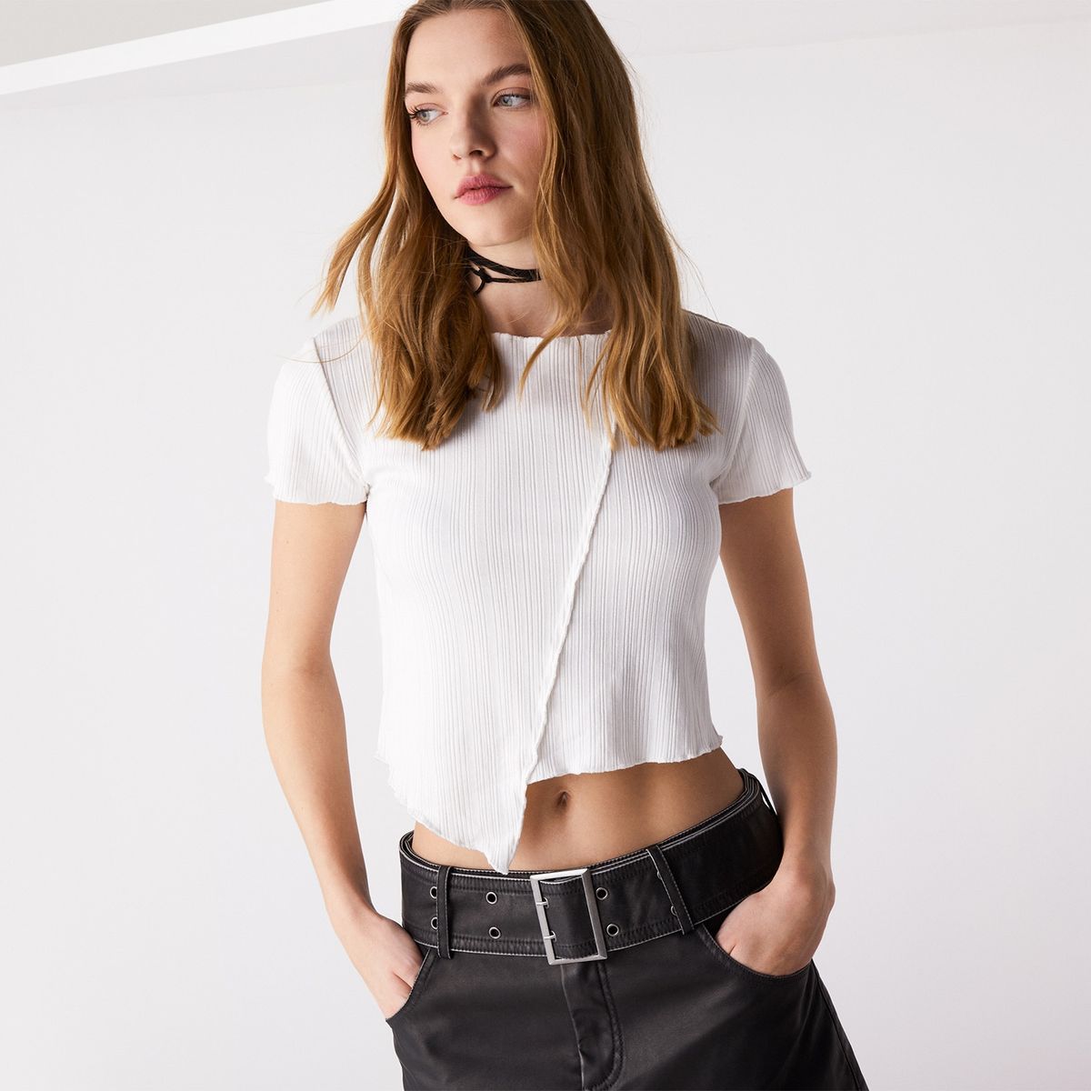 SYBILLA - Polera Manga Corta Mujer Sybilla